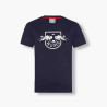 RB Leipzig Kinder T-Shirt - Essential Mono - blau RBL Größe 104
