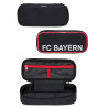 FC Bayern München Schul-Set 2-teilig: Faulenzermäppchen schwarz + Hausaufgabenheft Stripes FCB