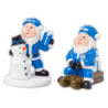 Hertha BSC Berlin Weihnachtsfigur 2er Set Weihnachtsmann und Schneemann