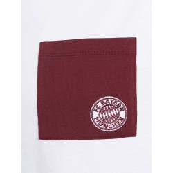 FC Bayern München Herren Schlafanzug weiß-bordeaux-navy FCB - diverse Größen