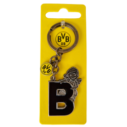 Borussia Dortmund Schlüsselanhänger Buchstaben mit Engel A-Z Anhänger BVB 09