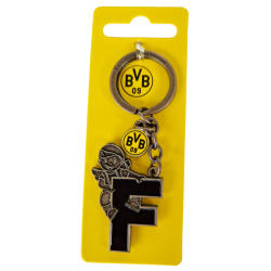 Borussia Dortmund Schlüsselanhänger Buchstaben mit Engel A-Z Anhänger BVB 09