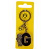 Borussia Dortmund Schlüsselanhänger Buchstaben mit Engel A-Z Anhänger BVB 09