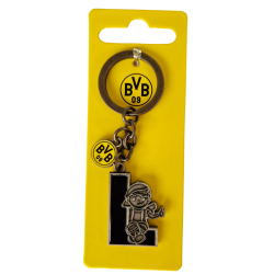 Borussia Dortmund Schlüsselanhänger Buchstaben mit Engel A-Z Anhänger BVB 09