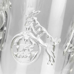 1. FC Köln Glas - Relief - Schnapsglas | Pilstulpe | Weizenbierglas | Bierkrug | Trinkglas