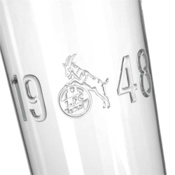 1. FC Köln Glas - Relief - Schnapsglas | Pilstulpe | Weizenbierglas | Bierkrug | Trinkglas