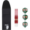FC Augsburg Steeldarts Dartpfeile mit Etui und Flights Dart Pfeile