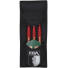 FC Augsburg Steeldarts Dartpfeile mit Etui und Flights Dart Pfeile
