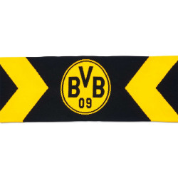 Borussia Dortmund Schal - Chevron - schwarz|gelb|weiß Strickschal Fanschal BVB 09