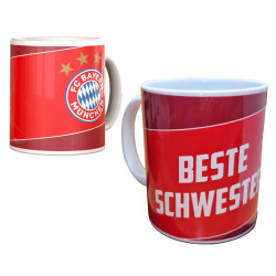 FC Bayern München Sprüchetasse rot Tasse | Kaffeetasse Logo FCB - diverse Ausführungen