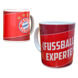 FC Bayern München Sprüchetasse rot Tasse | Kaffeetasse Logo FCB - diverse Ausführungen