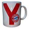 FC Bayern München Buchstaben Tasse - Y - Kaffeetasse Logo FCB