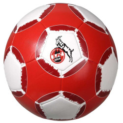 1. FC Köln Fußball - Wabe - rot/weiß Ball Gr. 5 Fanball