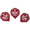 1. FC Kaiserslautern Dartpfeil-Flights 3er Set Dartflights FCK