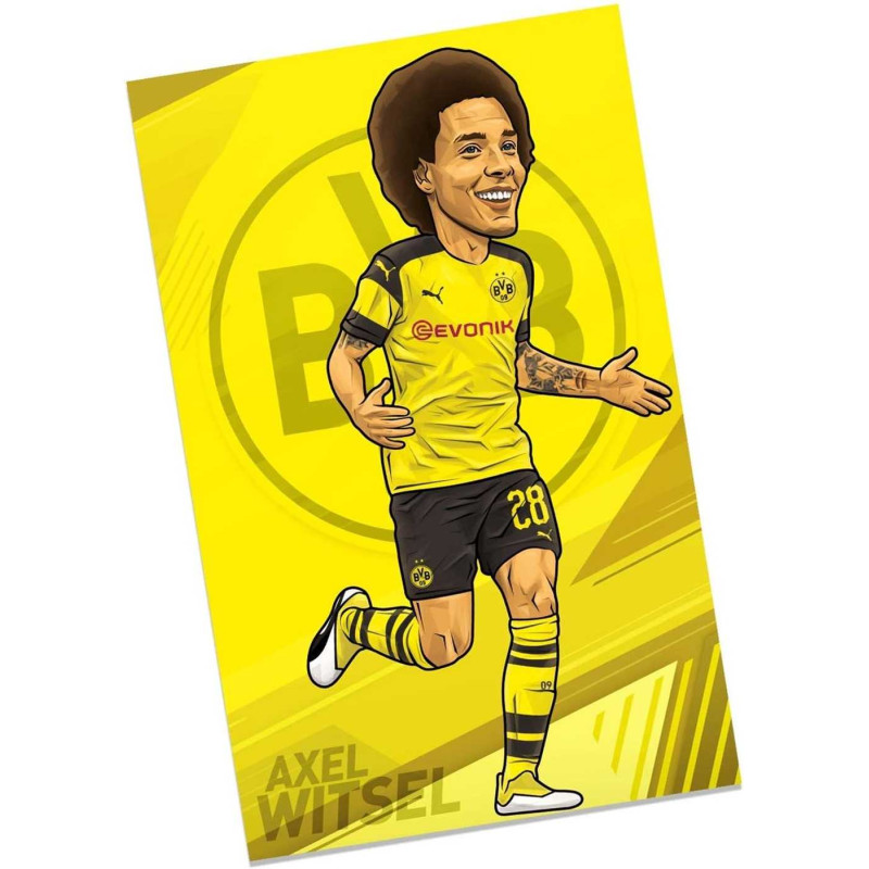 Borussia Dortmund Poster - Axel Witsel -  Comic-Style 61 x 91.5 cm BVB 09