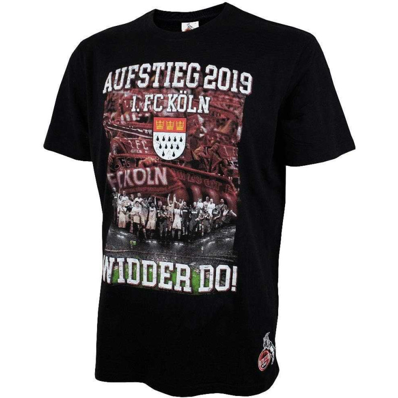 1. FC Köln T-Shirt - Aufstieg 2019 - schwarz Shirt Gr. S-5XL