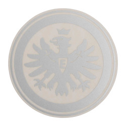 Eintracht Frankfurt Aufkleber -  Logo silber - Sticker Ø 9 cm Autoaufkleber SGE