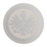 Eintracht Frankfurt Aufkleber -  Logo silber - Sticker Ø 9 cm Autoaufkleber SGE