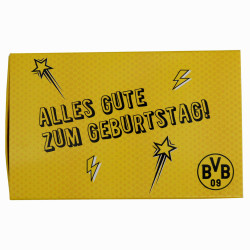 Borussia Dortmund Grußkarte mit Teelicht Glückwunschkarte Karte BVB 09