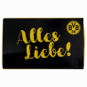Borussia Dortmund Grußkarte mit Teelicht Glückwunschkarte Karte BVB 09