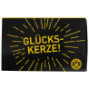 Borussia Dortmund Grußkarte mit Teelicht Glückwunschkarte Karte BVB 09