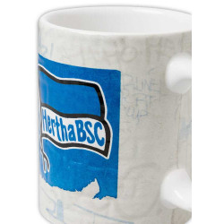 Hertha BSC Berlin Tasse - Graffiti - Kaffeetasse Kaffeebecher HBSCB