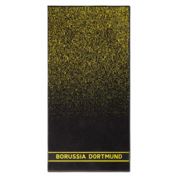 Borussia Dortmund Duschtuch - Farbverlauf - schwarzgelb | Badetuch | 70 x 140 cm | Handtuch | BVB 09