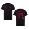 FC Bayern München T-Shirt - Alphonso Davies - schwarz FCB Shirt, div. Größen