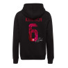 FC Bayern München Kinder Hoodie - Kimmich - Größe 116 schwarz Kapuzenpullover FCB