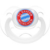 FC Bayern München Schnuller - Glow in the Dark - 0-6 Monate nachtleuchtend Silikon 2er Set FCB