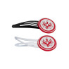 Eintracht Frankfurt Haarspangen 2er Set - Logo - Haarklemme Haarclip SGE