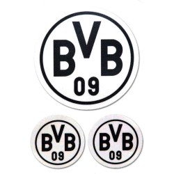 Borussia Dortmund Metallspardose eckig Spardose | Sparbüchse - Plus 3er Aufkleber BVB 09