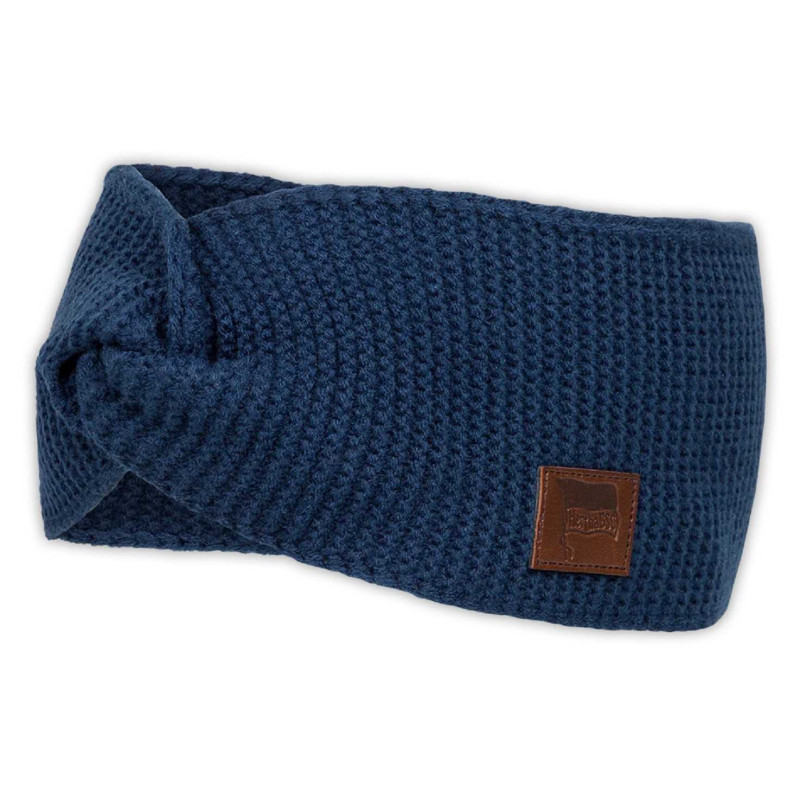 Hertha BSC Berlin Stirnband blau mit Knoten-Optik Strick Ohrenwärmer Headband HBSCB