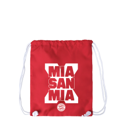 FC Bayern München Sportbeutel - MIA SAN MIA - rot Turnbeutel Beutel FCB