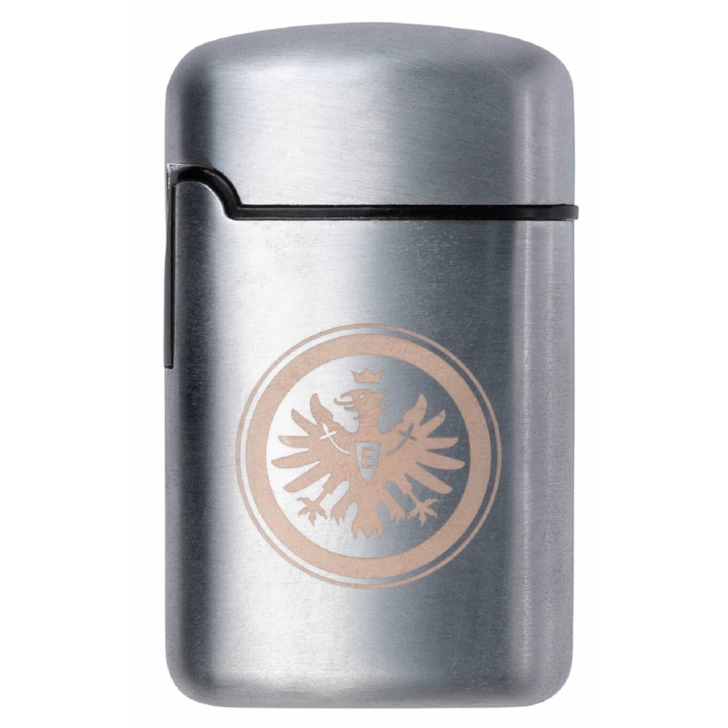 Eintracht Frankfurt Metall Feuerzeug - Logo - Easy Torch silber SGE
