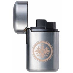 Eintracht Frankfurt Metall Feuerzeug - Logo - Easy Torch silber SGE