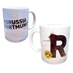 Borussia Dortmund Buchstaben Tasse - R - Kaffeetasse Logo BVB 09