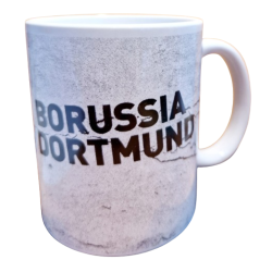 Borussia Dortmund Buchstaben Tasse - D - Kaffeetasse Logo BVB 09