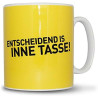 Borussia Dortmund Tasse - Entscheidend is inne Tasse! - Kaffeetasse BVB 09