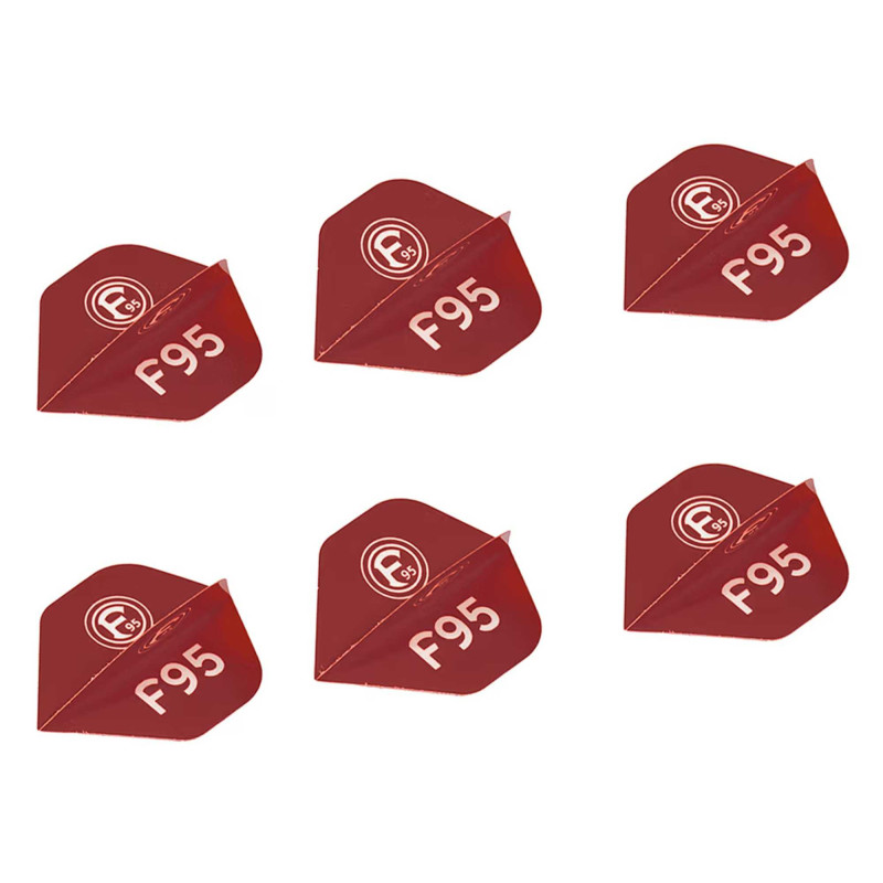 Fortuna Düsseldorf Dartpfeil-Flights 6er Set Dartflights F95