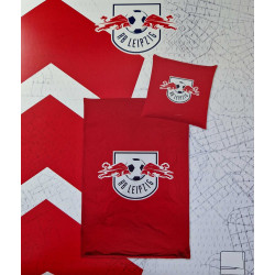 RB Leipzig Bettwäsche - Wappen - rot 2teilig 135 x 200 cm RBL