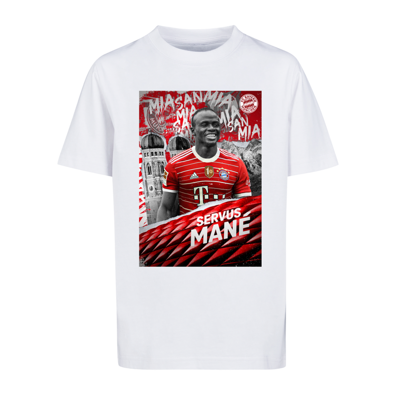 FC Bayern München T-Shirt - Servus Mané - weiß Shirt FCB - diverse Größen