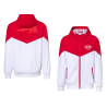 RB Leipzig Windbreaker rot-weiß Kapuzenjacke | Jacke RBL - Größe XS bis 3XL