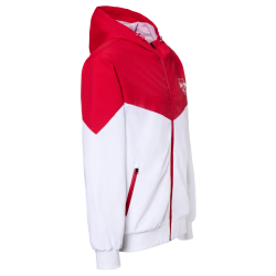 RB Leipzig Windbreaker rot-weiß Kapuzenjacke | Jacke RBL - Größe XS bis 3XL