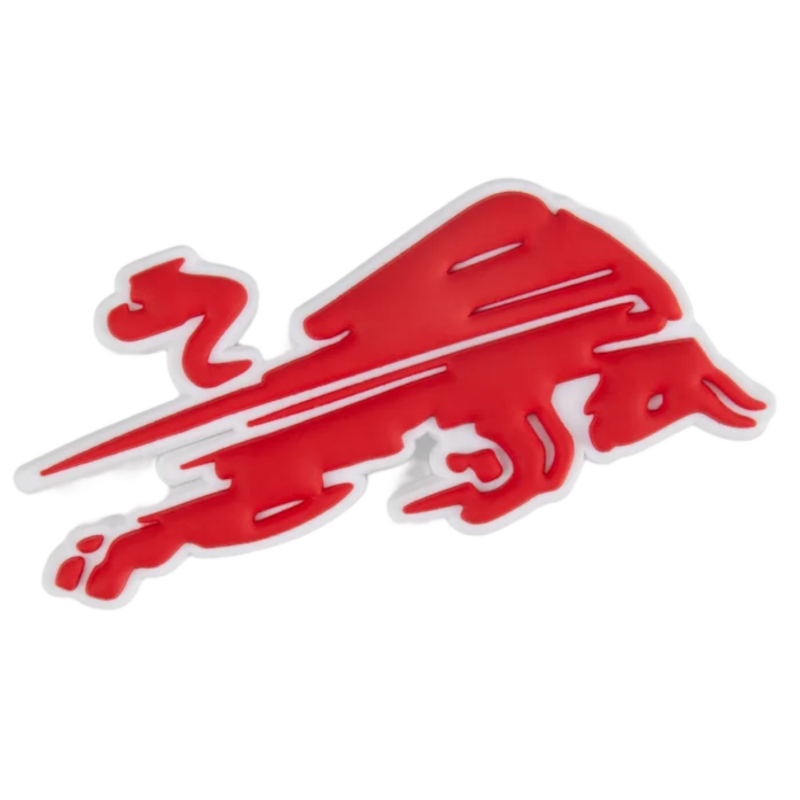 RB Leipzig PVC Magnet - Dynamischer Roter Bulle - RBL