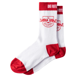 RB Leipzig Socken - Logo - 3er Set schwarz-grau-weiß RBL - diverse Größen