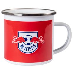 RB Leipzig Tasse - Emaille - rot-weiß Kaffeetasse | Becher RBL