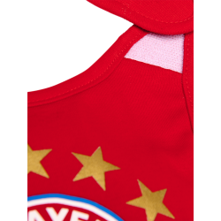 FC Bayern München Baby Lätzchen 2er Set - 5 Sterne - rot Babylätzchen FCB