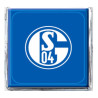 FC Schalke 04 Zigarettenetui blau-weiß | Metall Etui flach | Zigarettenbox S04