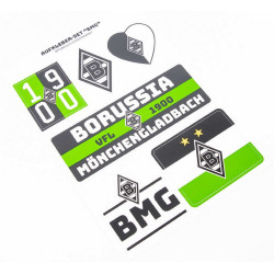 Borussia Mönchengladbach Aufkleber-Set - BMG - Sticker Aufkleberkarte